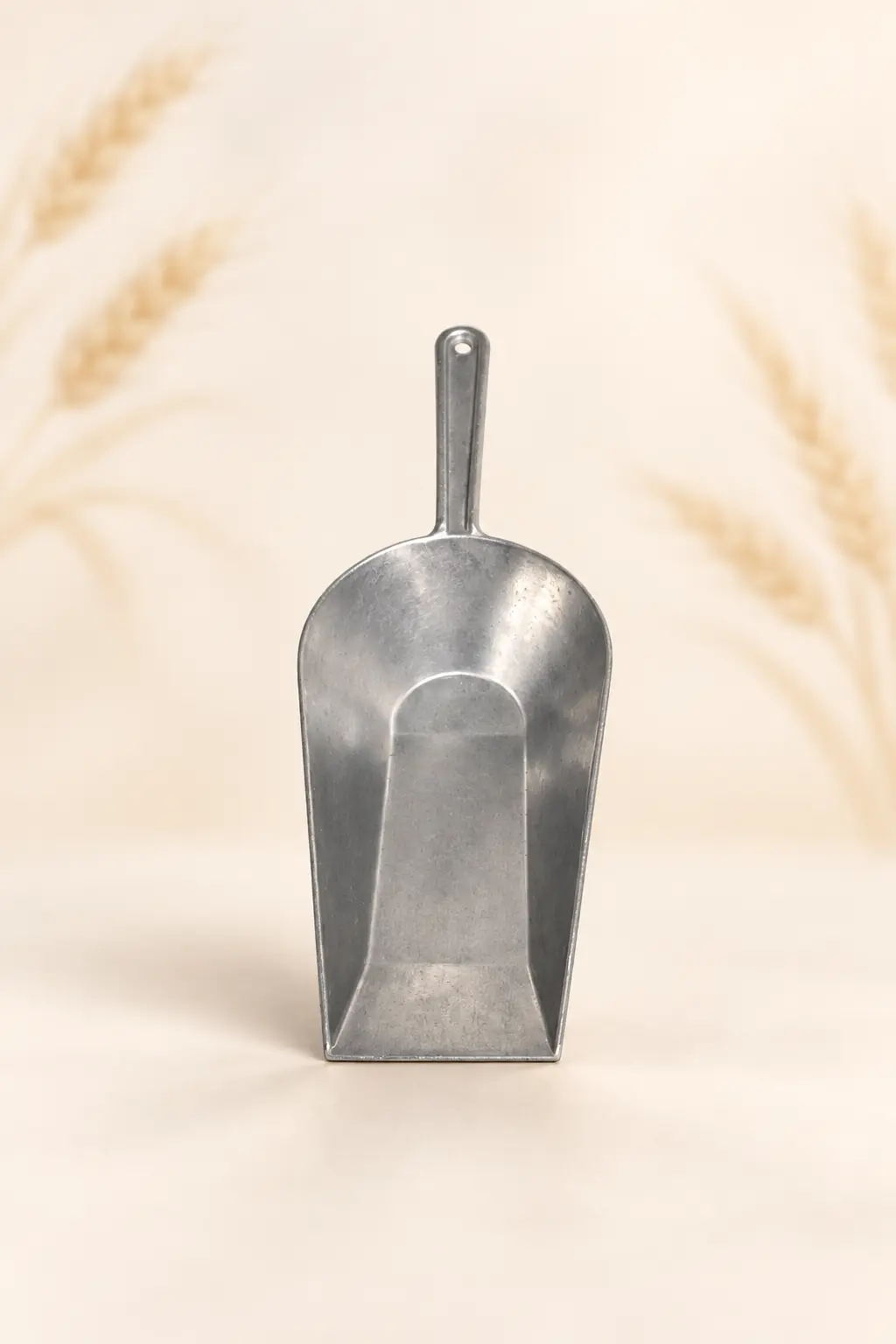 Duża aluminiowa szufelka o pojemności 0,75 kilograma